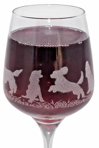 Engraved cocker spaniel dog - 'cocker, spaniel'