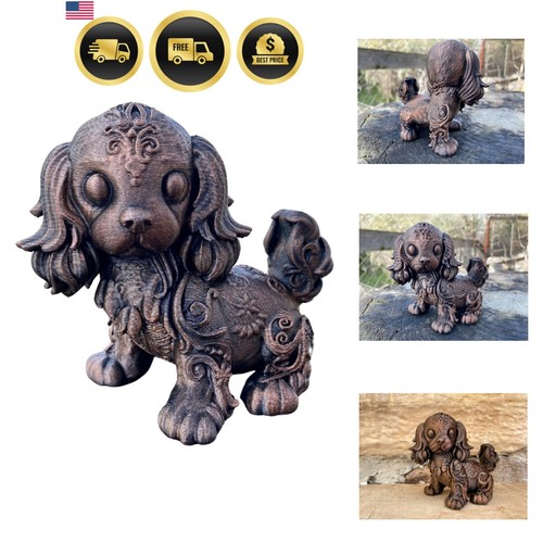 Cocker spaniel dog statue - cocker,