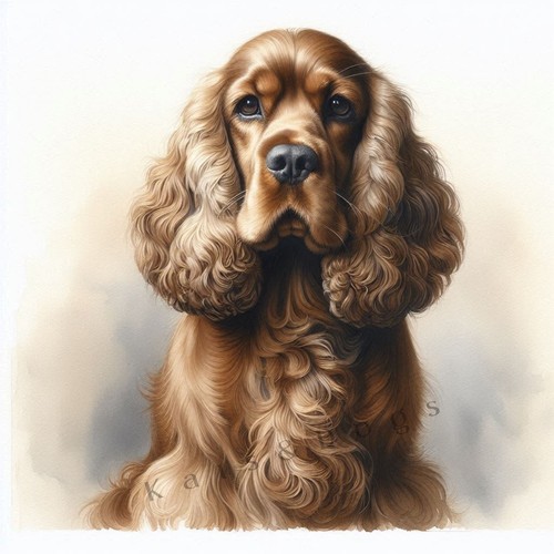 Brown cocker spaniel - cocker,