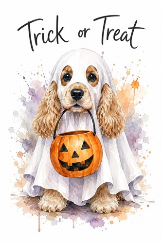 Cocker spaniel dog - cocker, poster
