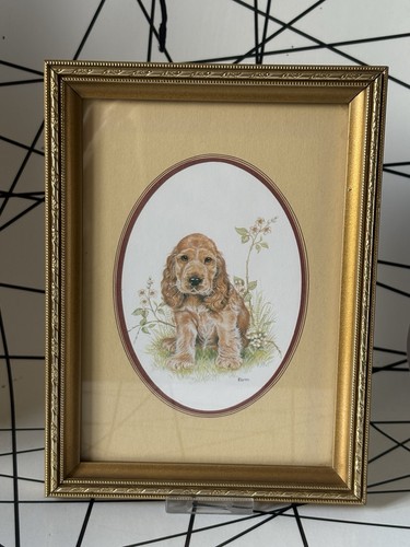 Vintage cocker spaniel - cocker,